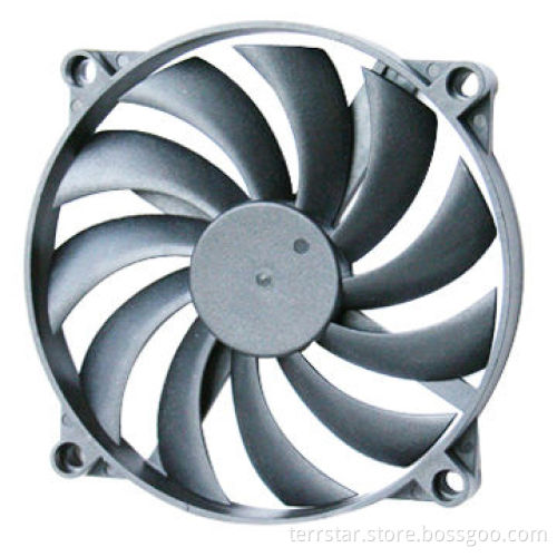 DC Fan, 12V/24V, Measures 92 x 92 x 10mm, Available in PWM/FGNew